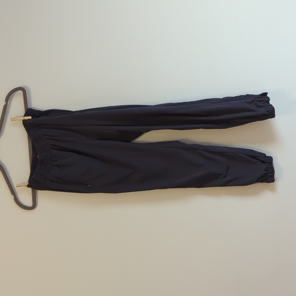 TNA zipper bottom Dope Dyed Track Pant dark grey.
